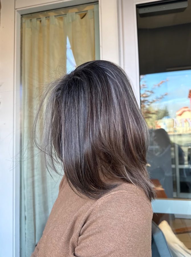Dimensional gray blending result by Moxie Salon